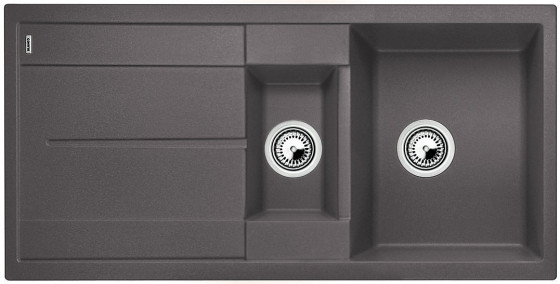 BLANCO 518878 Dřez Metra 6 S bez excentru Silgranit PuraDur šedá skála