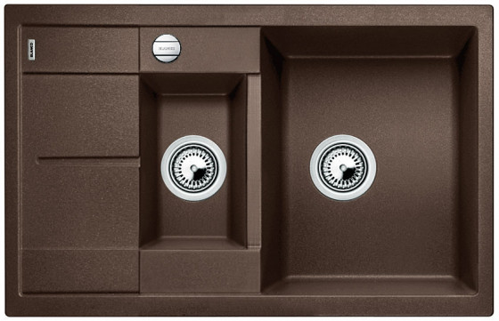 BLANCO 515044 Dřez Metra 6 S Compact s excentrem Silgranit PuraDur kávová