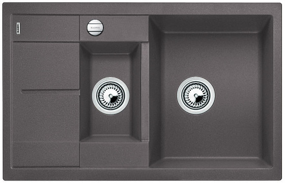 BLANCO 518876 Dřez Metra 6 S Compact s excentrem Silgranit PuraDur šedá skála