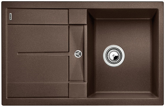 BLANCO 515039 Dřez Metra 45 S bez excentru Silgranit PuraDur kávová