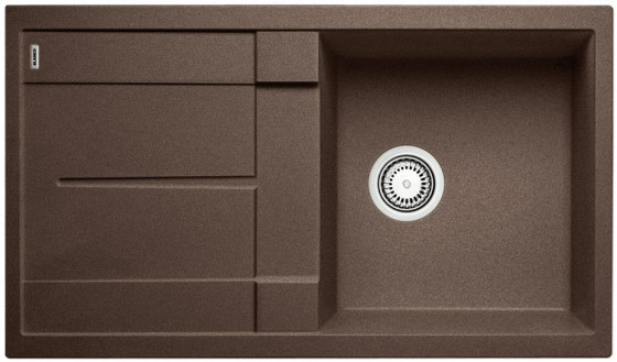 BLANCO 515042 Dřez Metra 5 S bez excentru Silgranit PuraDur kávová