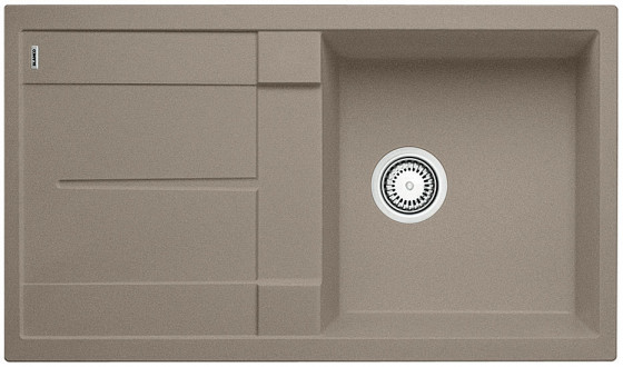 BLANCO 517349 Dřez Metra 5 S bez excentru Silgranit PuraDur tartufo