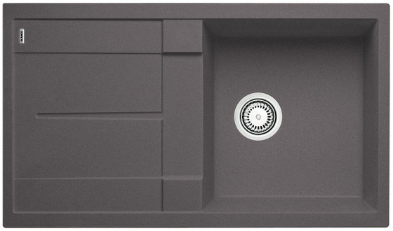 BLANCO 518872 Dřez Metra 5 S bez excentru Silgranit PuraDur šedá skála