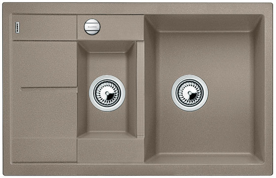 BLANCO 517353 Dřez Metra 6 S Compact s excentrem Silgranit PuraDur tartufo