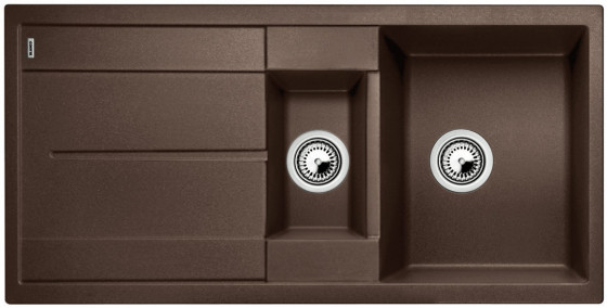 BLANCO 515046 Dřez Metra 6 S bez excentru Silgranit PuraDur kávová