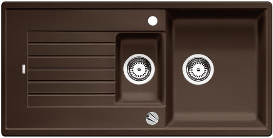 BLANCO 515071 Dřez Zia 6 S s excentrem Silgranit PuraDur kávová