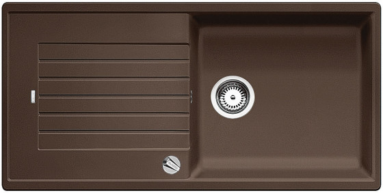 BLANCO 517567 Dřez Zia XL 6 S s excentrem Silgranit PuraDur kávová