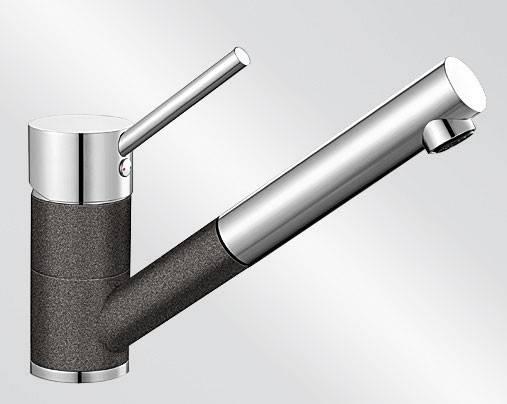 BLANCO 516772 Baterie Antas-S výsuvná sprcha Silgranit-look antracit/chrom