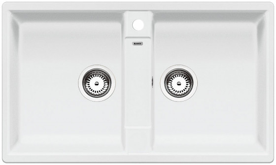 BLANCO 516678 Dřez Zia 9 bez excentru Silgranit PuraDur bílá