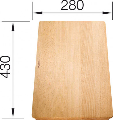 BLANCO 514544 Příslušenství krájecí deska k Subline buk