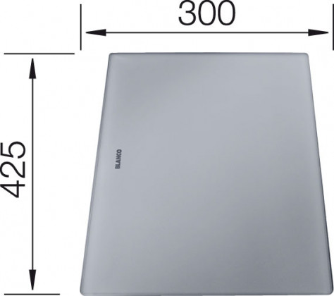 BLANCO 230970 Příslušenství krájecí deska Divon 425x300mm skleněná