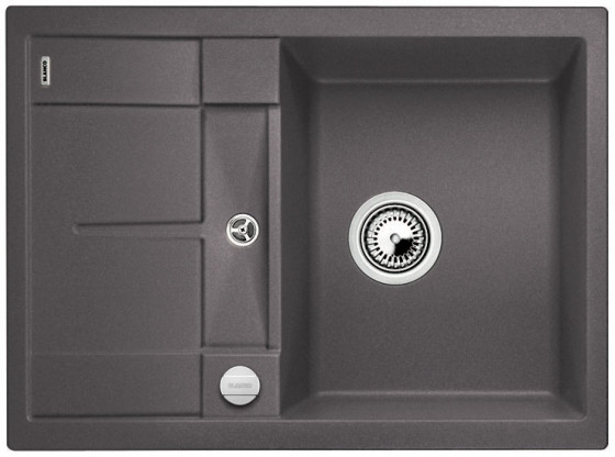 BLANCO 519573 Dřez Metra 45 S Compact s excentrem Silgranit PuraDur šedá skála