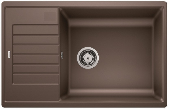 BLANCO 523282 Dřez Zia XL 6 S Compact bez excentru Silgranit PuraDur kávová