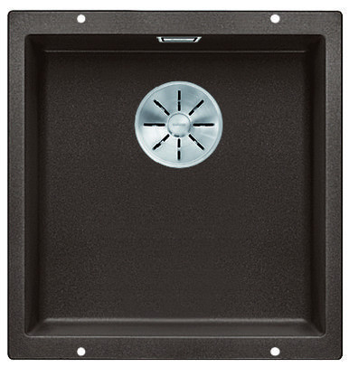 BLANCO 523431 Dřez Subline 400-U InFino manuál Silgranit PuraDur kávová