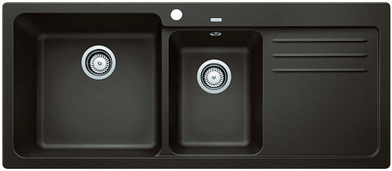 BLANCO 519661 Dřez Naya 8 S bez excentru Silgranit dřez vlevo kávová