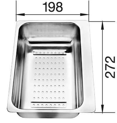BLANCO 217796 Příslušenství miska pro Metra 6 S nerez