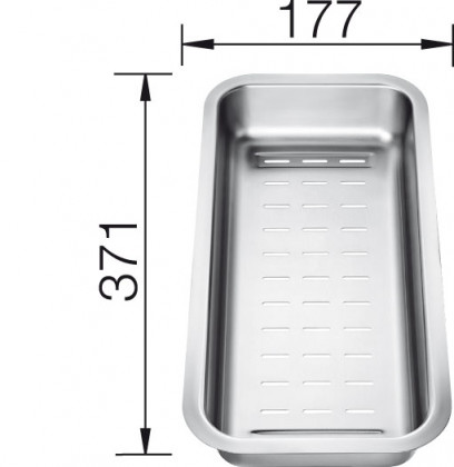 BLANCO 226189 Příslušenství miska víceúčelová pro Zenar, Dalago nerez