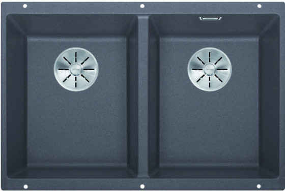 BLANCO 523575 Dřez Subline 350/350-U InFino manuál Silgranit PuraDur šedá skála