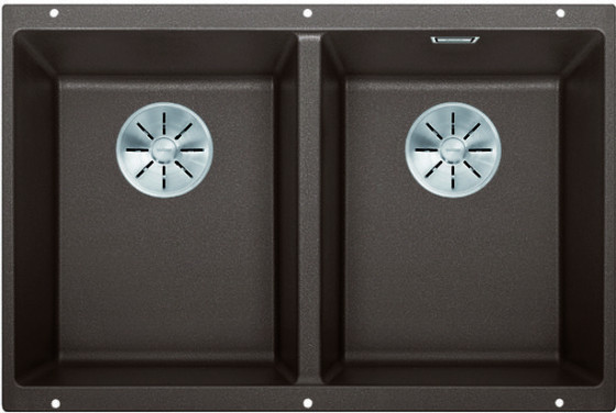 BLANCO 523583 Dřez Subline 350/350-U InFino manuál Silgranit PuraDur kávová