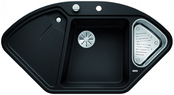 BLANCO 523656 Dřez Delta II InFino s excentrem Silgranit PuraDur antracit