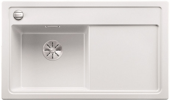 BLANCO 523854 Dřez Zenar 45 S InFino s excentrem Silgranit PuraDur bílá