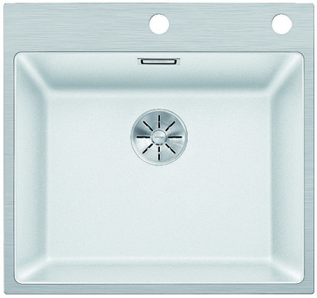 BLANCO 524112 Dřez Subline 500-IF/A InFino s táhlem Silgranit PuraDur bílá