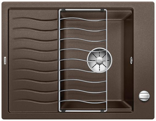 BLANCO 524823 Dřez Elon 45 S Silgranit PuraDur kávová
