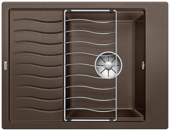 BLANCO 524833 Dřez Elon 45 S Silgranit PuraDur kávová