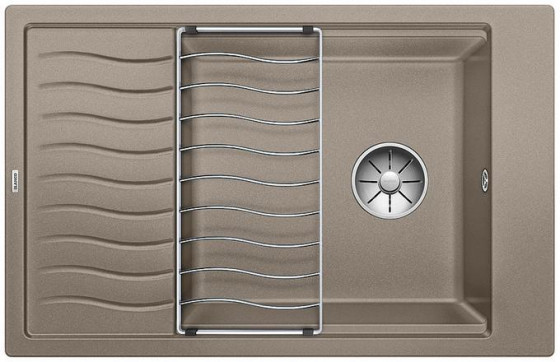 BLANCO 524851 Dřez Elon XL 6 S bez excentru Silgranit PuraDur tartufo