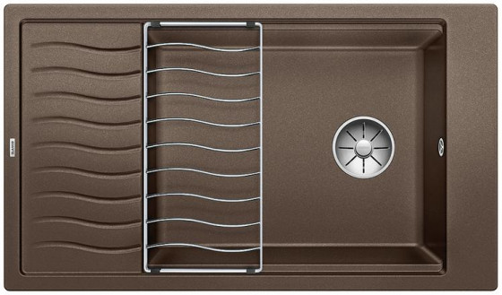 BLANCO 524879 Dřez Elon XL 8 S Silgranit PuraDur kávová