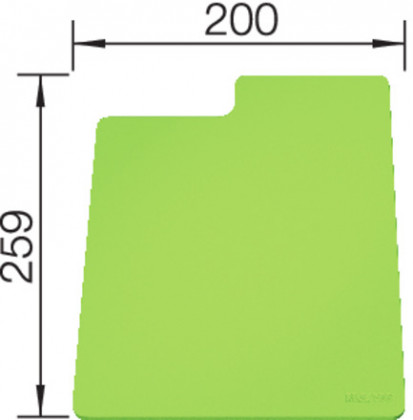 BLANCO 236717 Příslušenství krájecí podložka Sity Pad Kiwi plast