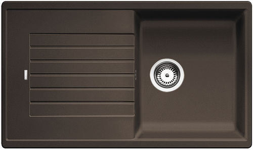 BLANCO 520519 Dřez Zia 5 S bez excentru Silgranit PuraDur kávová