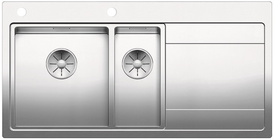 BLANCO 521661 Dřez Divon II 6S-IF InFino bez excentru nerez hedvábná lesklá