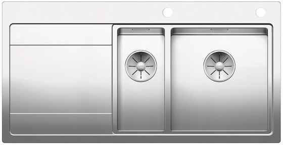 BLANCO 521662 Dřez Divon II 6S-IF InFino bez excentru nerez hedvábná lesklá
