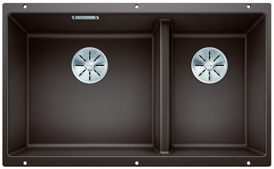 BLANCO 523160 Dřez Subline 430/270-U InFino manuál Silgranit PuraDur kávová