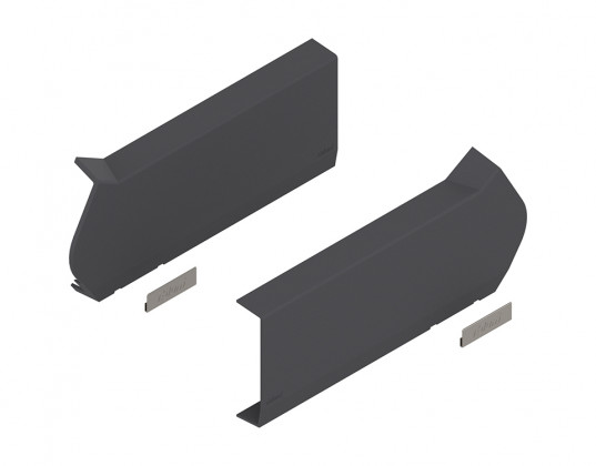 BLUM 20F8020 krytky HF bez SD tmavě šedá TGIG