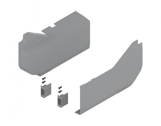 BLUM 21L8020 krytky HL pro SD světle šedá HGIG