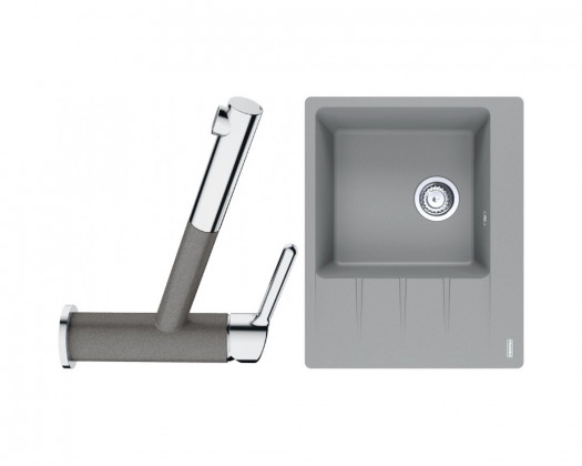 FRANKE Set G215ŠK CNG 611-62 TL/2 šedý kámen + FC 3055.084
