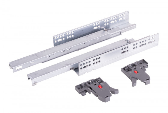 StrongRide synchro 2D skrytý celovýsuv, 450mm/35kg, bezúchytkové otevírání, push