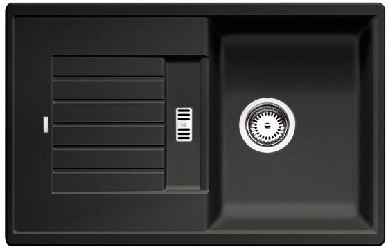 BLANCO 526013 Dřez Zia 45 S bez excentru Silgranit PuraDur černá