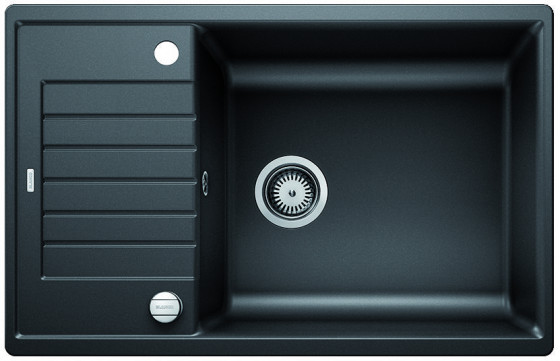 BLANCO 526018 Dřez Zia XL 6 S Compact s excentrem Silgranit PuraDur černá
