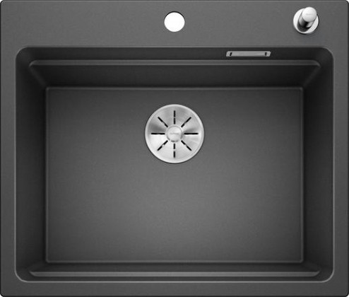 BLANCO 525889 Dřez Etagon 6 InFino s excentrem Silgranit PuraDur černá
