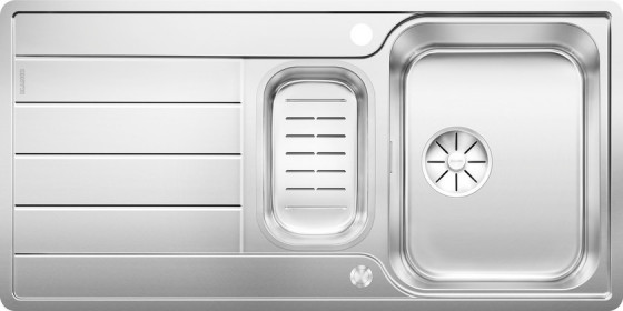 BLANCO 525329 Dřez Classimo 6 S-IF InFino PushControl s miskou nerez kartáčovaná