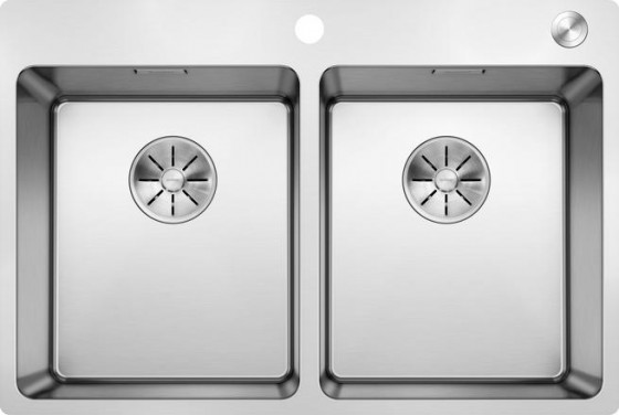 BLANCO 525248 Dřez Andano 340/340-IF/A InFino PushControl nerez hedvábná lesklá