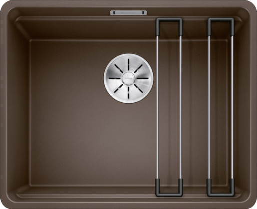 BLANCO 526348 Dřez Etagon 500-F InFino bez excentru Silgranit kávová