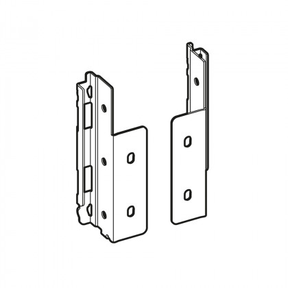 HETTICH 9257668 AvanTech YOU držák zad 139, levá, stříbrná