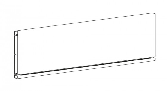 HETTICH 9257308 AvanTech You hliníkový profil pro záda 251/2000 bílý