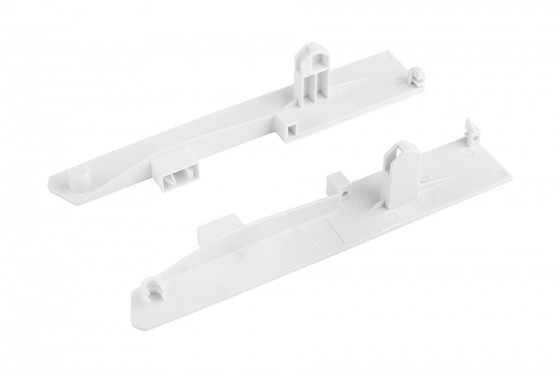 StrongBox držáky čela, vnitřní zásuvka H204, reling hranatý horní, bílá