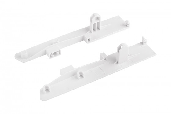 StrongBox držáky čela, vnitřní zásuvka H204, reling hranatý dvojitý, bílá