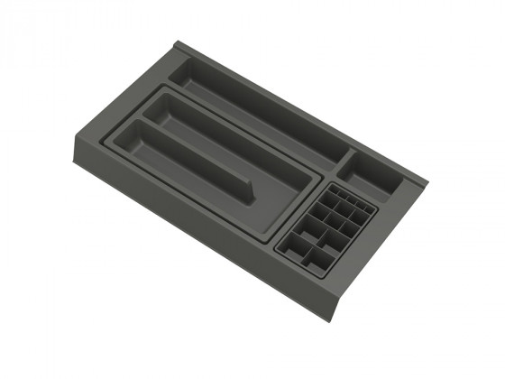 GOLLINUCCI Koupelnový organizér s příslušenstvím 450mm 241x422x53mm antracit